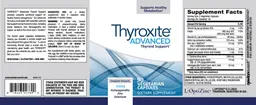 Label for Thyroxite Advanced Thyroid Support