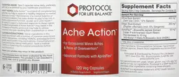 Label for Ache Action