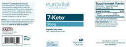 Label for 7-Keto 50 mg