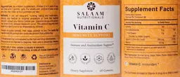 Label for Vitamin C 