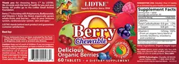 Label for Berry Chewable