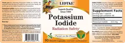 Label for Potassium Iodide