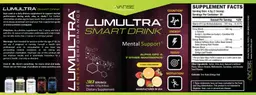 Label for Smart Drink Citrus Strawberry