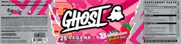 Label for Legend Bubblicious Strawberry Splash