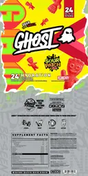 Label for Hydration Sour Patch Kids Redberry
