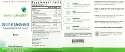 Label for Optimal Electrolyte Berry