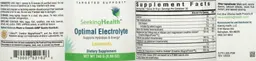 Label for Optimal Electrolyte Lemonade