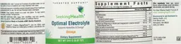 Label for Optimal Electrolyte Orange