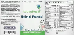 Label for Optimal Prenatal