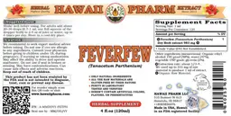 Label for Feverfew