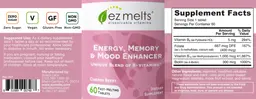 Label for Energy, Memory & Mood Enhancer Cherry Berry