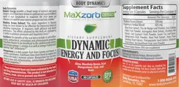 Label for Dynamic Energy and Focus