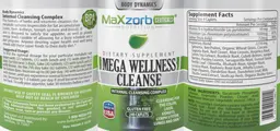 Label for Mega Wellness Cleanse