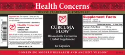 Label for Curcuma Flow
