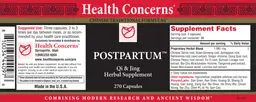 Label for Postpartum