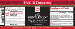 Label for Six Gentlemen