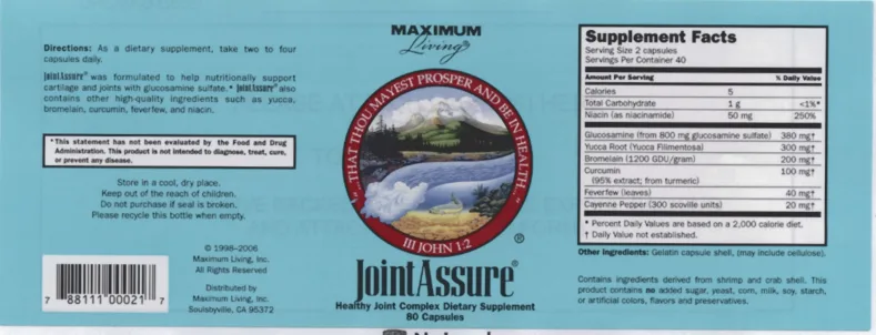 Label for JointAssure