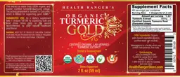 Label for Organic Turmeric Gold