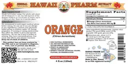 Label for Orange (Citrus aurantium)