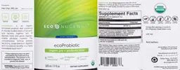Label for ecoProbiotic Natural Berry Blend