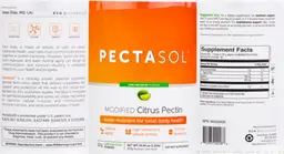 Label for Pectasol Modified Citrus Pectin Lime Infusion Powder