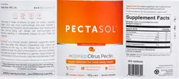 Label for Pectasol Modified Citrus Pectin Tangerine Infusion Chewables