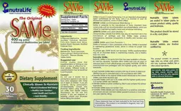 Label for The Original SAMe 400 mg