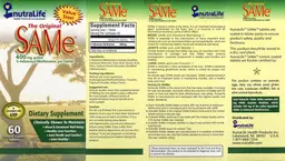Label for The Original SAMe 400 mg