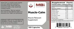 Label for Muscle-Calm
