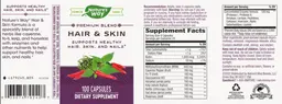 Label for Hair & Skin