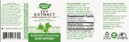 Label for Ivy Extract 50 mg