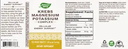 Label for Krebs Magnesium Potassium Complex
