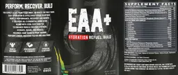 Label for EAA + Hydration Maui Twist