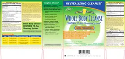 Label for Detox Activation Cleansing Formula