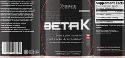 Label for Beta K