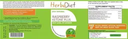 Label for Raspberry Ketone Plus