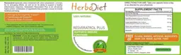 Label for Resveratrol Plus