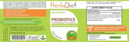 Label for Probiotics 10 Scientifically Proven Strains