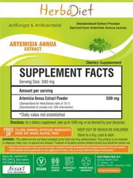 Label for Artemisia Annua Extract Powder