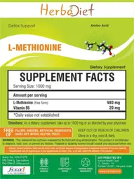 Label for L-Methionine Powder