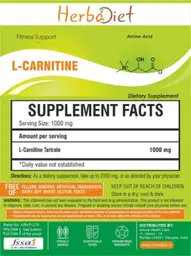 Label for L-Carnitine Powder