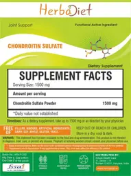 Label for Chondroitin Sulfate Powder