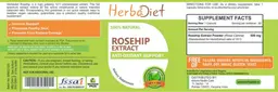 Label for Rosehip Extract