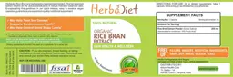 Label for Organic Rice Bran Extract