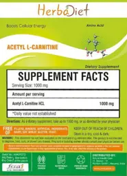 Label for Acetyl L-Carnitine