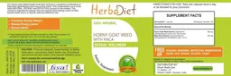 Label for Horny Goat Weed with Maca
