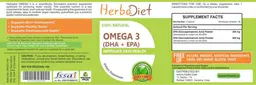 Label for Omega 3 (DHA + EPA)