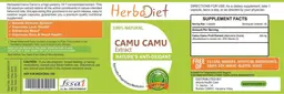 Label for Camu Camu Extract