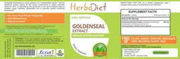 Label for Goldenseal Extract
