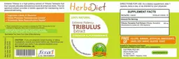 Label for Extreme Potency Tribulus Extract
